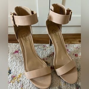 Candie’s Ankle Strap Heels
